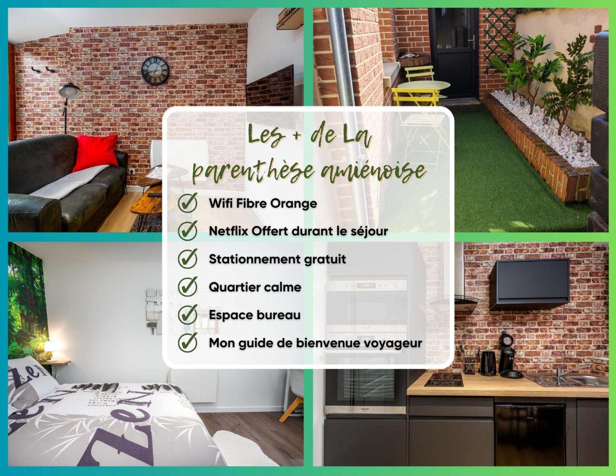 Location D'Appartements - Cosysejour - Calme Fibre Netflix อาเมียงส์ ภายนอก รูปภาพ