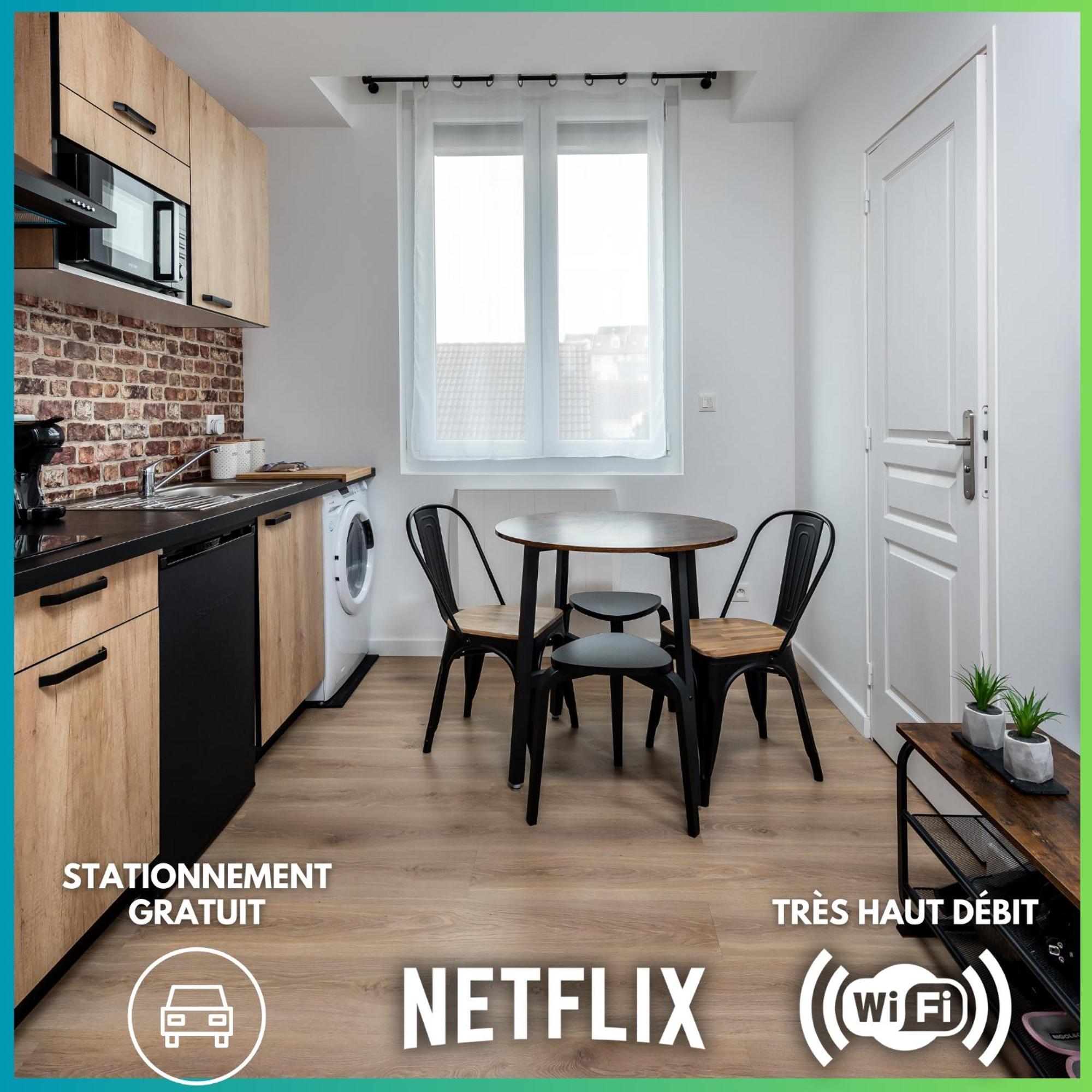 Location D'Appartements - Cosysejour - Calme Fibre Netflix อาเมียงส์ ภายนอก รูปภาพ