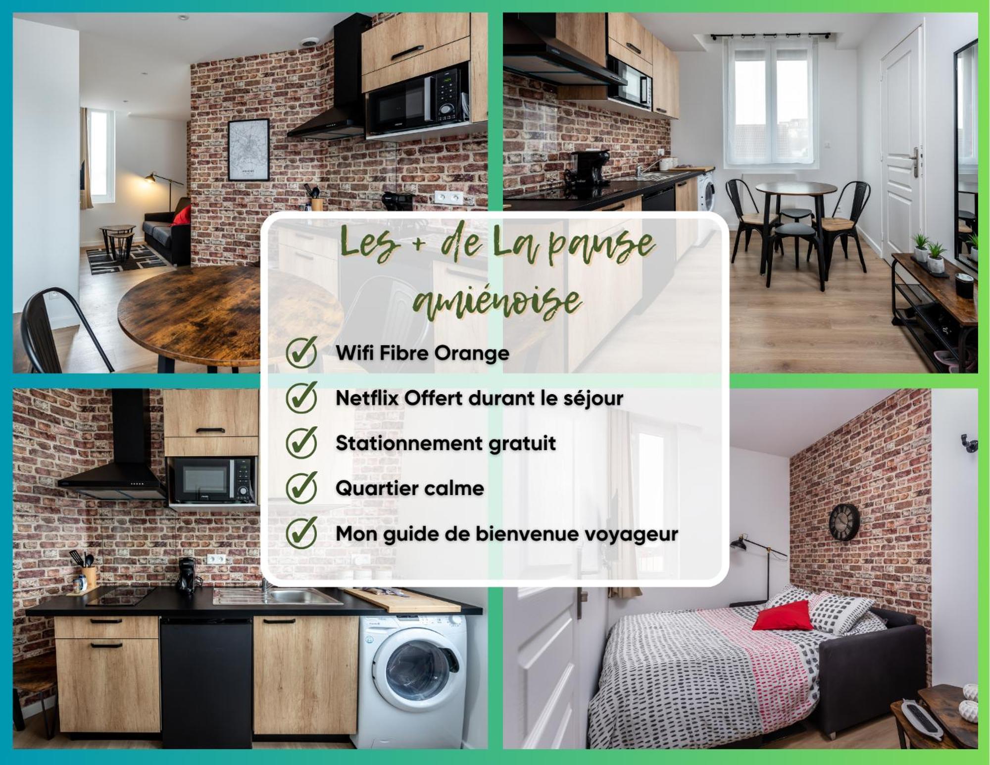 Location D'Appartements - Cosysejour - Calme Fibre Netflix อาเมียงส์ ภายนอก รูปภาพ